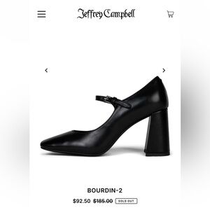 Jeffrey Campbell Bourdin 2 Size 9 Mary Jane Shoes